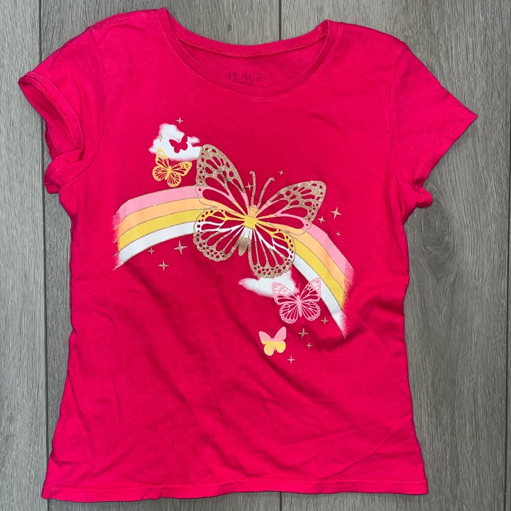 The Children’s Place Pink Butterfly Shirt